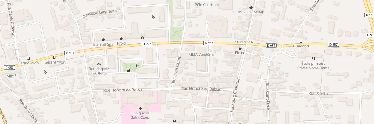 Plan du 7B Rue Jean Jaurès à Vendôme