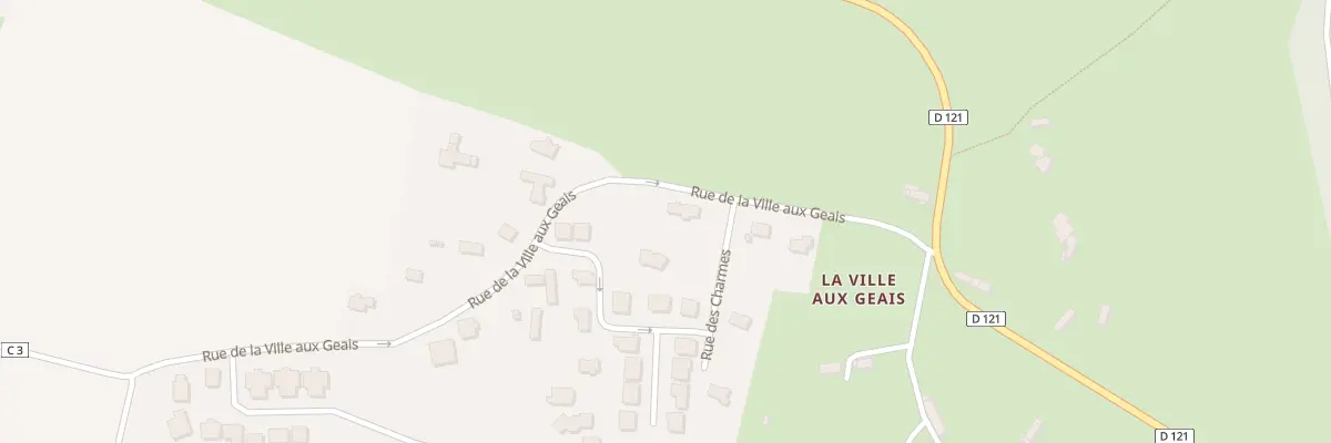 Plan du 1772 Rue de la Ville aux Geais à Malaunay