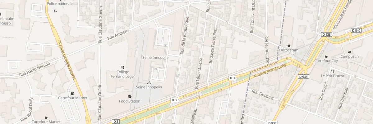 Plan du 107 Rue de la République au Petit-Quevilly