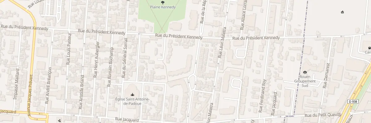 Plan du 40 Rue de la République au Petit-Quevilly