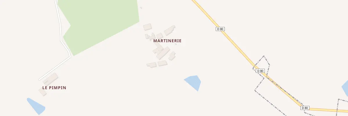 Plan du 5578 Martinerie à Cieux