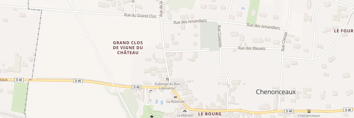 Plan du 3 Rue de la Roche à Chenonceaux
