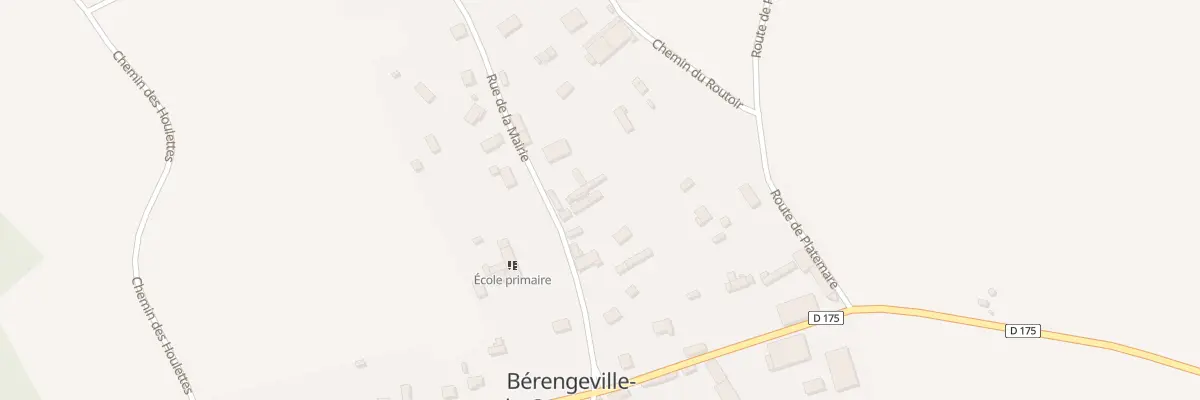 Plan du 10 Rue de la Mairie à Bérengeville-la-Campagne