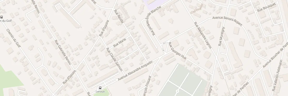 Plan du 33 Rue Reville à Dieppe