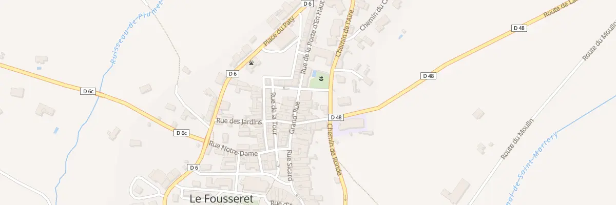 Plan du 5 Grand Rue au Fousseret