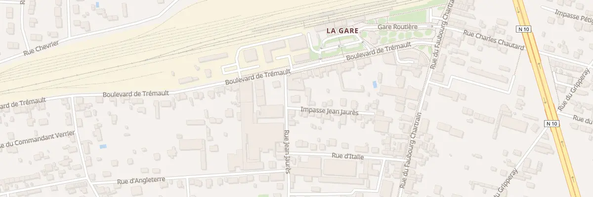 Plan du 43 Rue Jean Jaurès à Vendôme