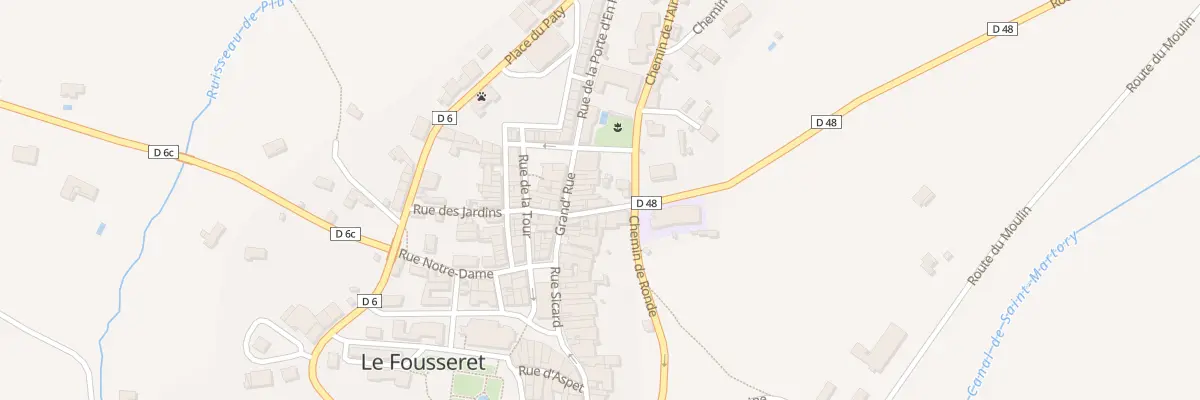 Plan du 15 Gr Grand Rue au Fousseret