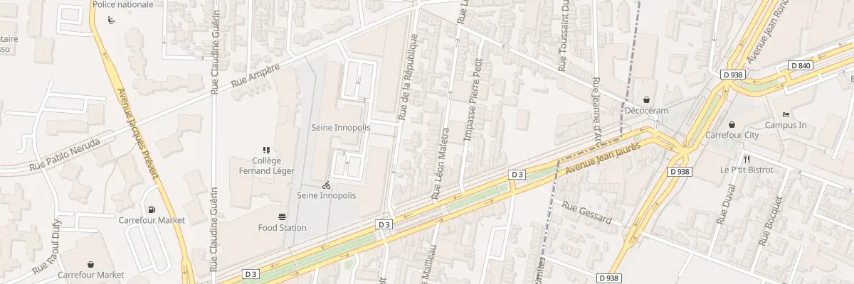 Plan du 17 Rue Leon Maletra au Petit-Quevilly