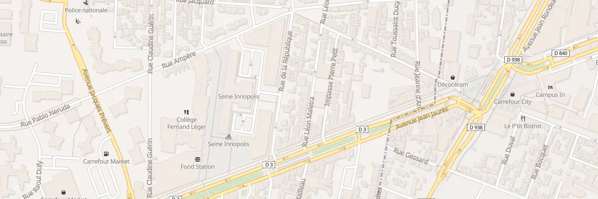 Plan du 21 Rue Leon Maletra au Petit-Quevilly