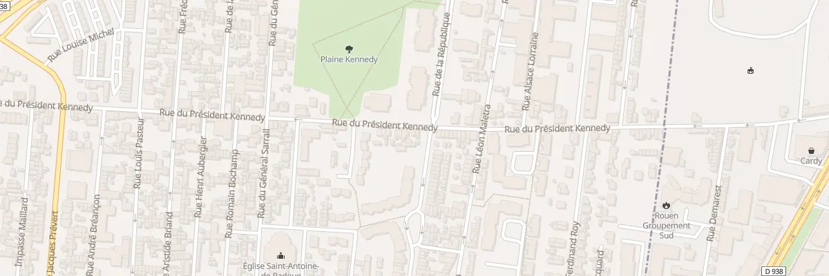 Plan du 132A Rue du President Kennedy au Petit-Quevilly