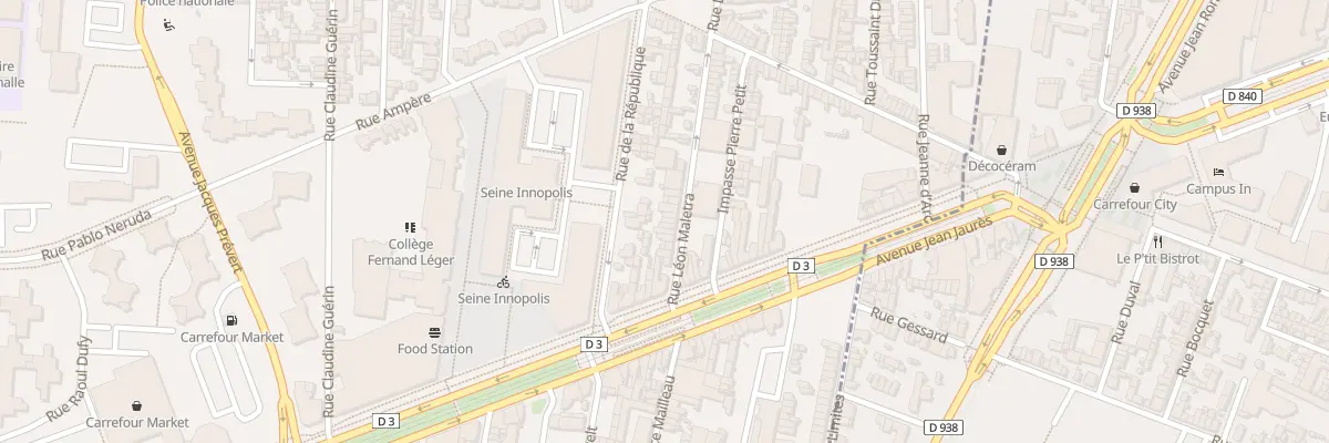 Plan du 15 Rue Leon Maletra au Petit-Quevilly