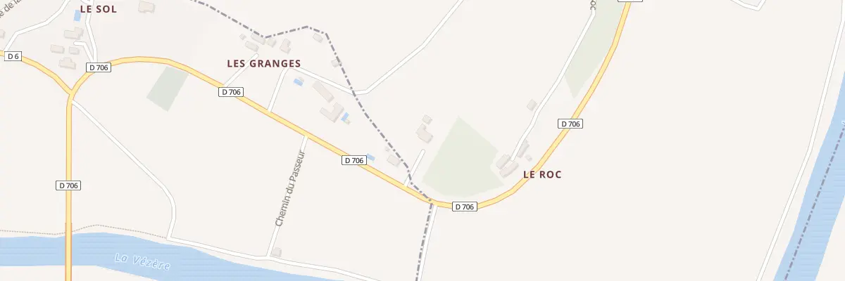 Plan du 6900 Rte de la Vallée à Saint-Léon-sur-Vézère