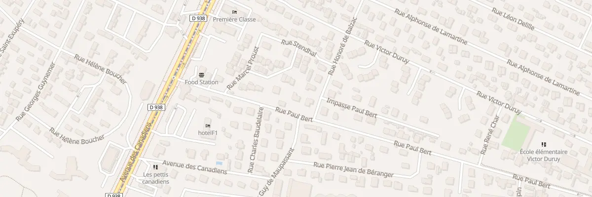 Plan du 60 Rue Paul Bert à Saint-Étienne-du-Rouvray