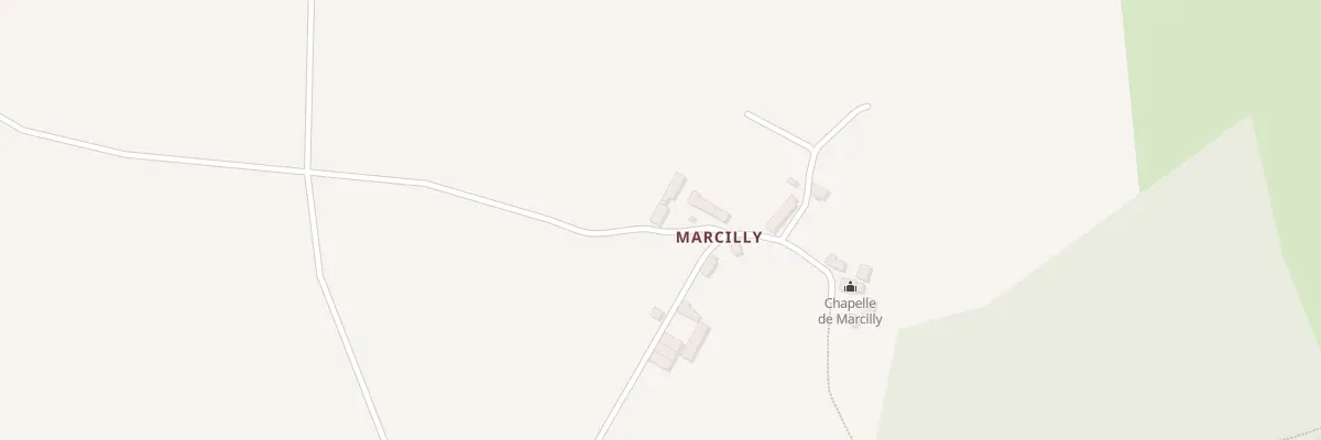 Plan du 1 Marcilly à Liglet
