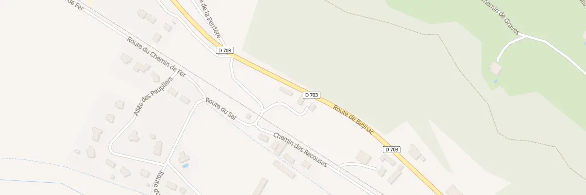 Plan du 115 Rte du Sel à Castels et Bézenac