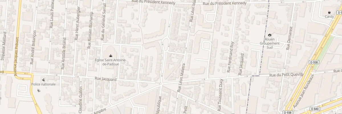 Plan du 67 Rue de la République au Petit-Quevilly