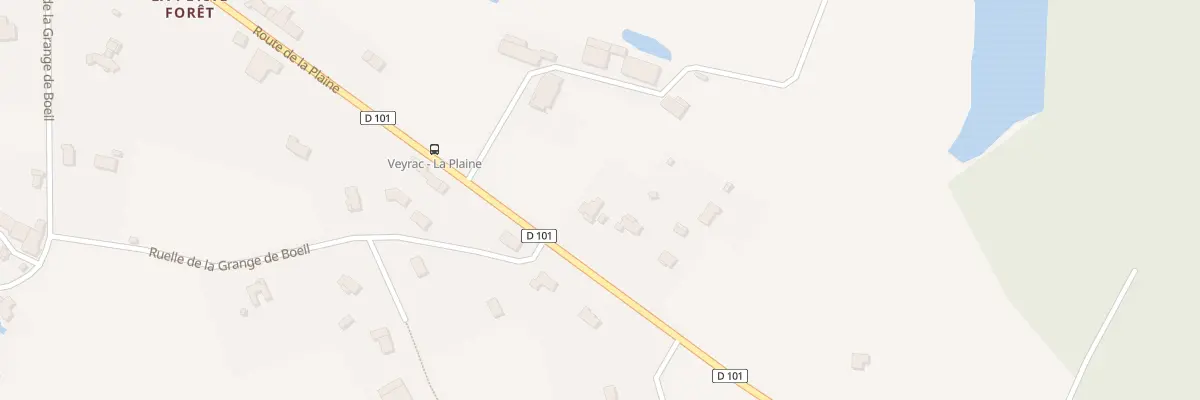 Plan du 5302 La Plaine à Veyrac