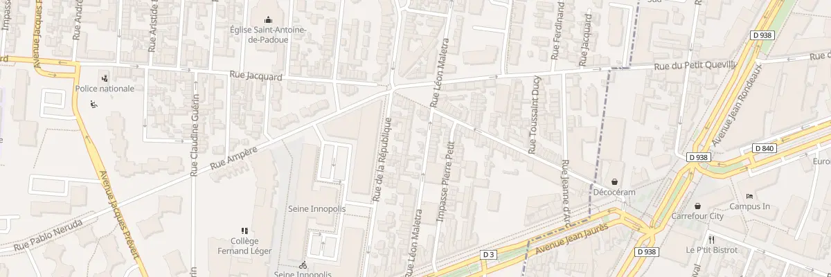 Plan du 41 Rue Leon Maletra au Petit-Quevilly