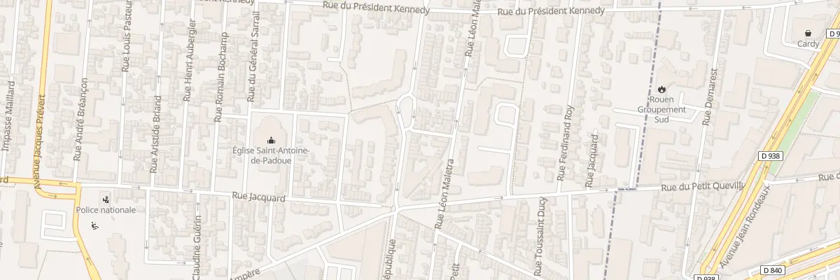 Plan du 65 Rue de la République au Petit-Quevilly