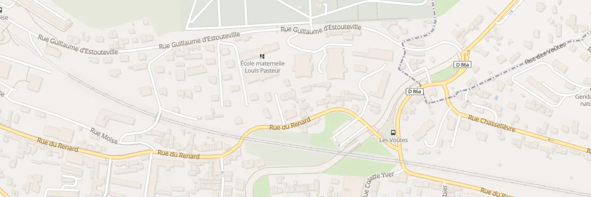 Plan du 154 Rue du Renard à Rouen