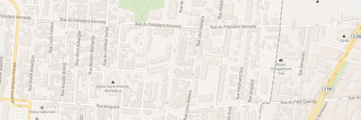 Plan du 41 Rue de la République au Petit-Quevilly