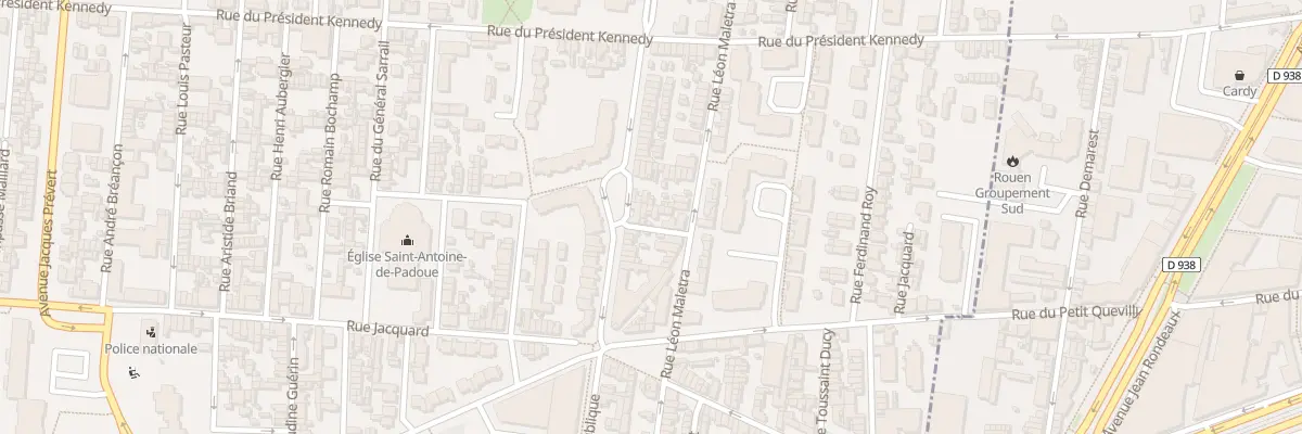 Plan du 57 Rue de la République au Petit-Quevilly