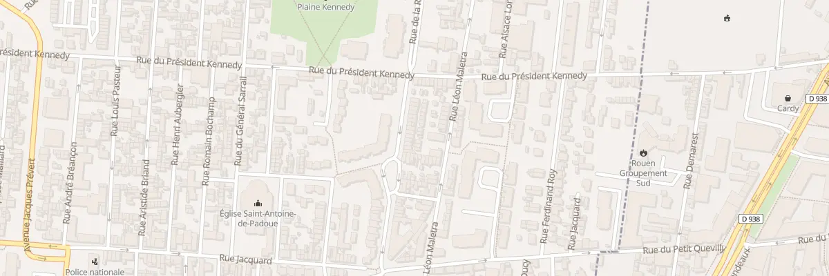 Plan du 33 Rue de la République au Petit-Quevilly