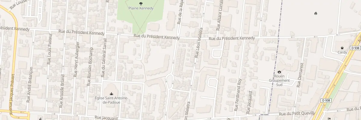 Plan du 27 Rue de la République au Petit-Quevilly