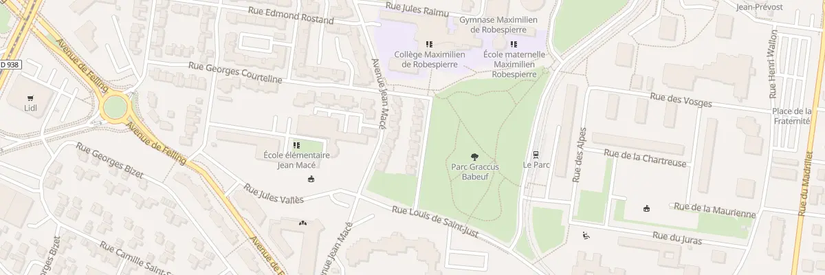 Plan du 10 Rue Olympe de Gouges à Saint-Étienne-du-Rouvray