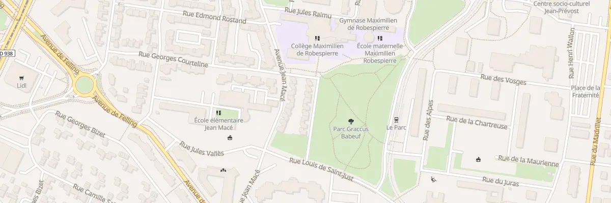 Plan du 8 Rue Olympe de Gouges à Saint-Étienne-du-Rouvray