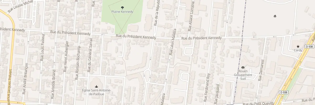 Plan du 21 Rue de la République au Petit-Quevilly