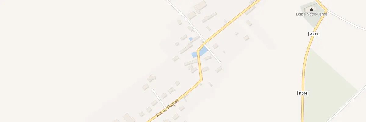 Plan du 36 Rue du Floquet à Sacquenville