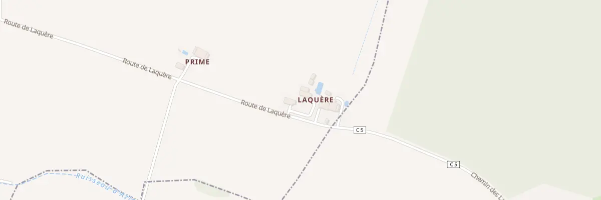 Plan du 531 Rte de Laquere à Auradé