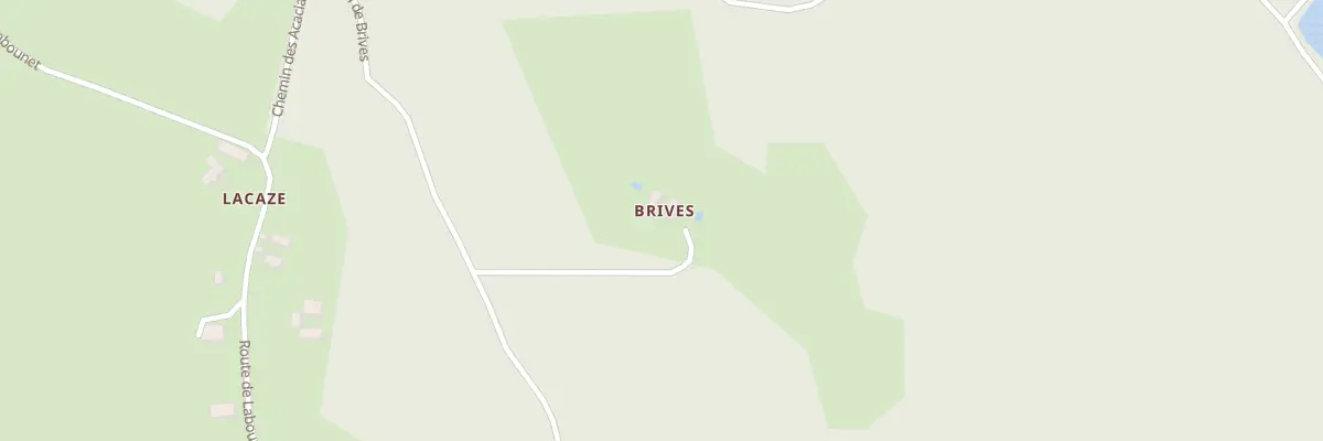 Plan du 50 Brives à Loubejac