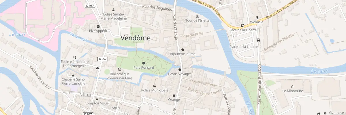 Plan du 40 Rue du Change à Vendôme