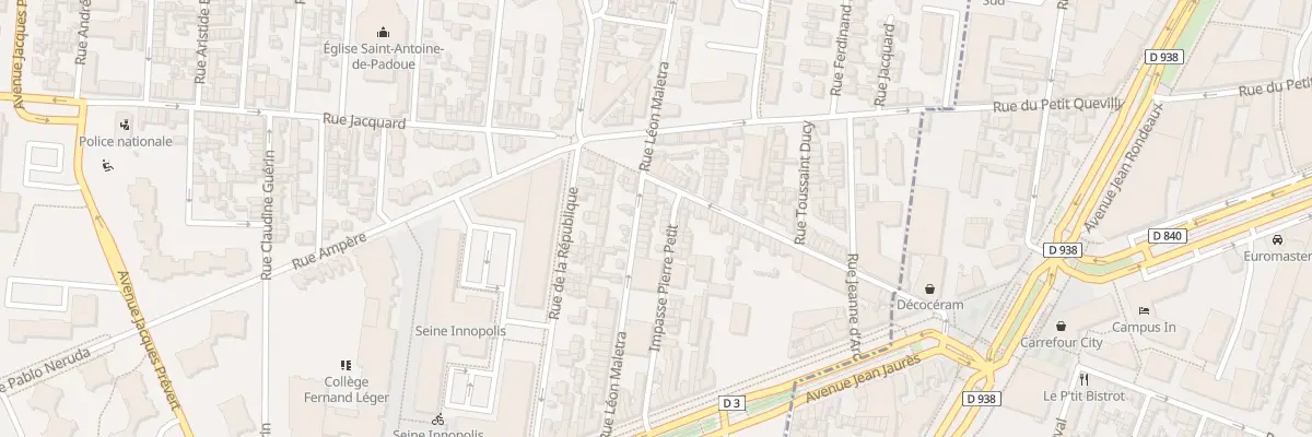 Plan du 30 Rue Leon Maletra au Petit-Quevilly