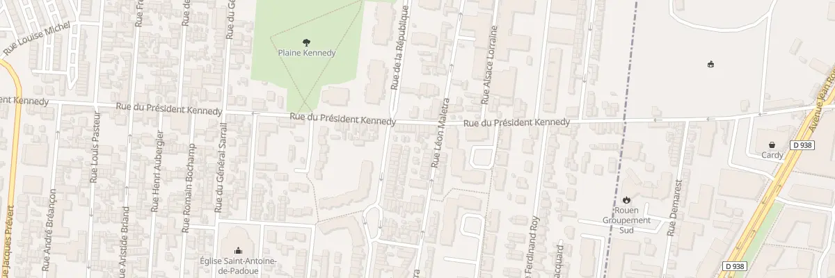Plan du 144 Rue du President Kennedy au Petit-Quevilly