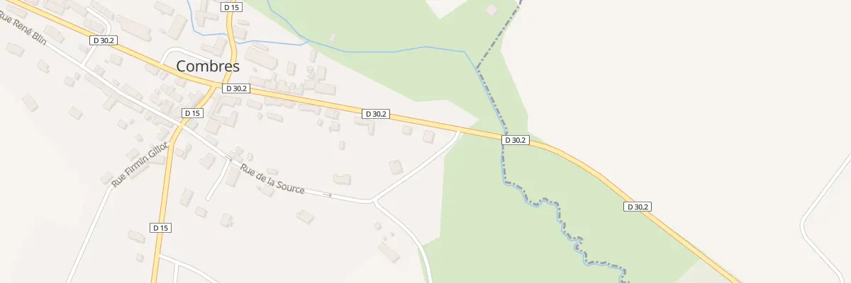 Plan du 23 Rue Jean Moulin à Combres