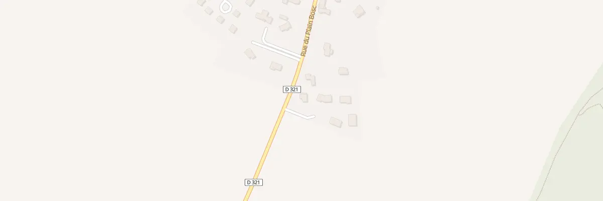 Plan du 593 Rue du Plain Bosc à Houppeville