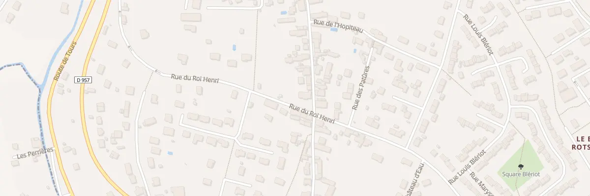 Plan du 431 Rue du Roi Henri à Vendôme