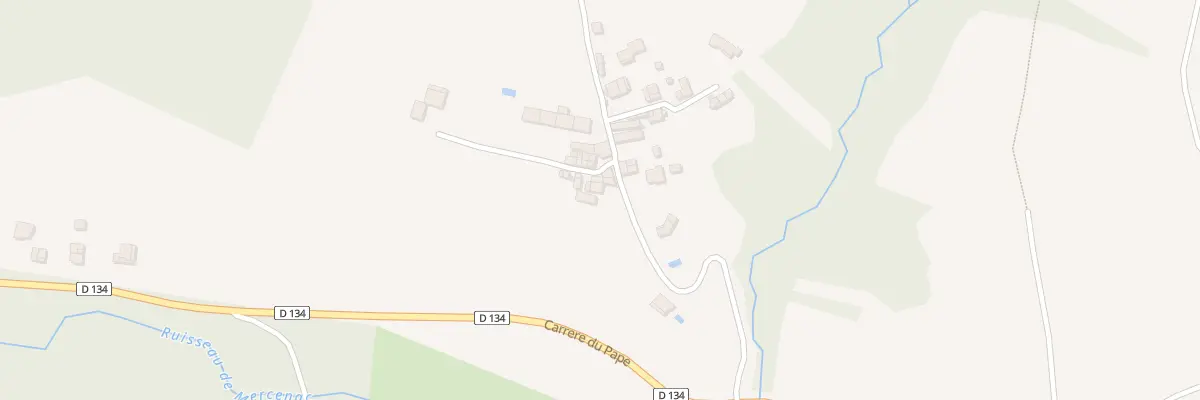 Plan du 160 Pouech Hameau à Mercenac