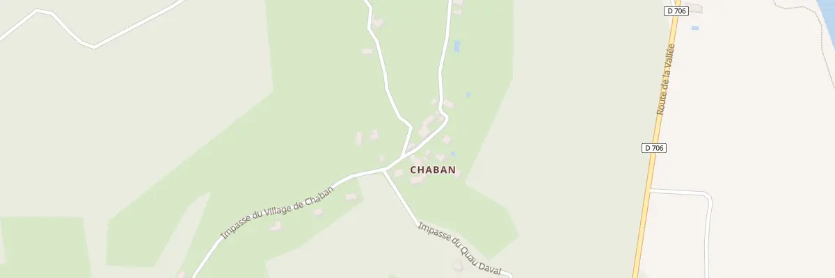 Plan du 561 Imp du Village de Chaban à Saint-Léon-sur-Vézère