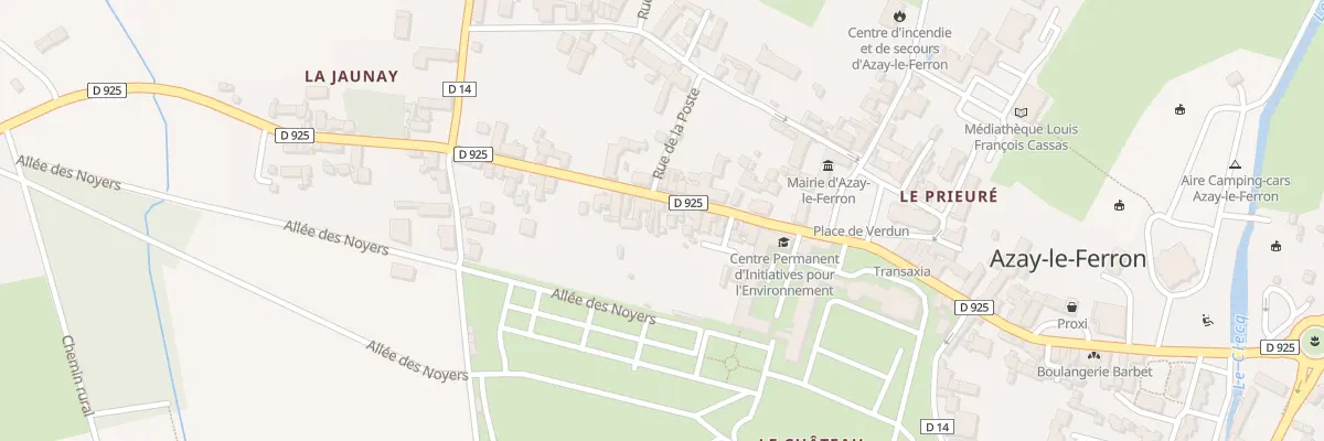 Plan du 45 Rue Hersent Luzarche à Azay-le-Ferron