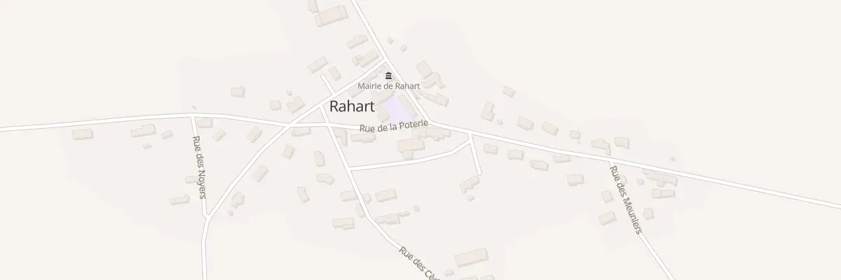 Plan du 1 Rue de la Poterie à Rahart
