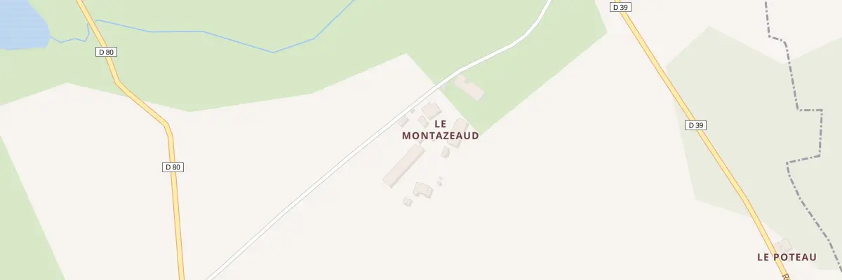 Plan du 3 Le Montazeaud à Cieux