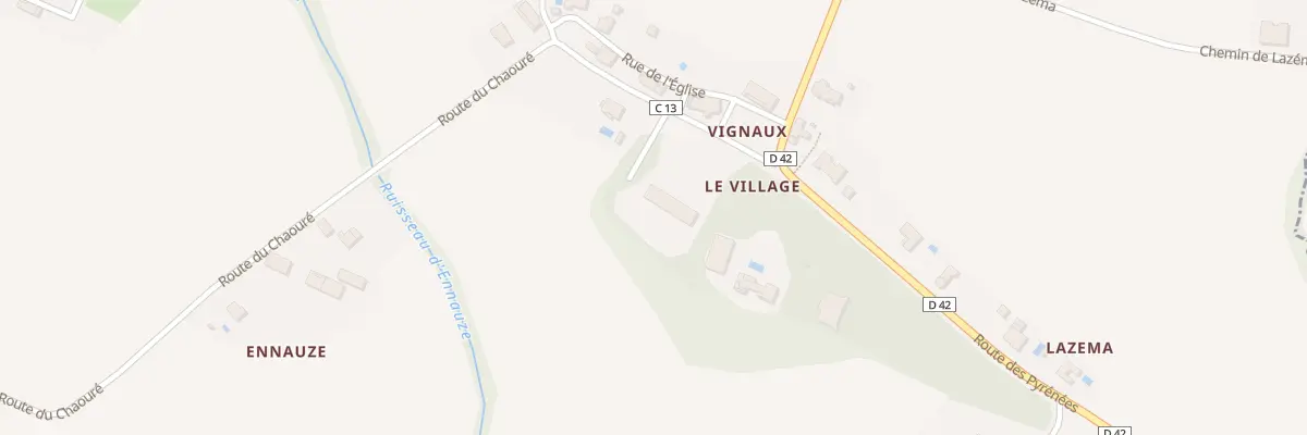 Plan du 23 Le Village à Vignaux