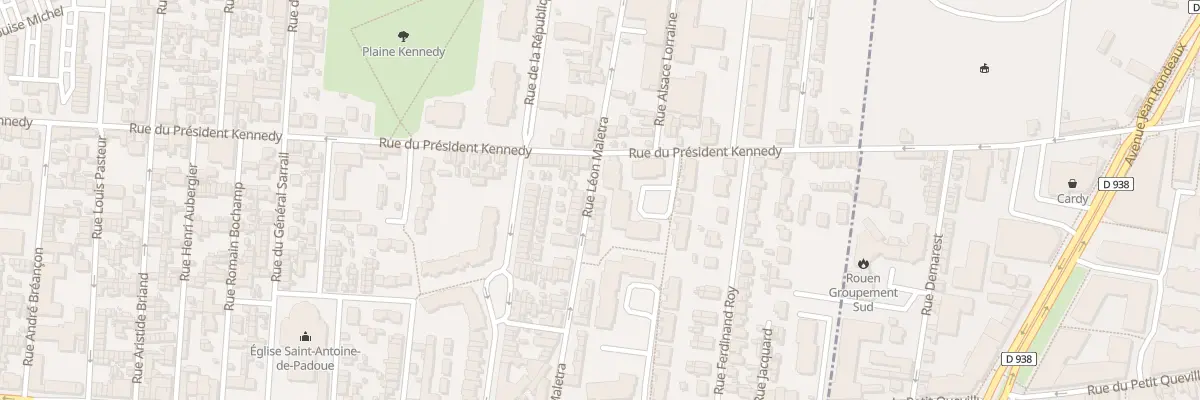 Plan du 78 Rue Leon Maletra au Petit-Quevilly