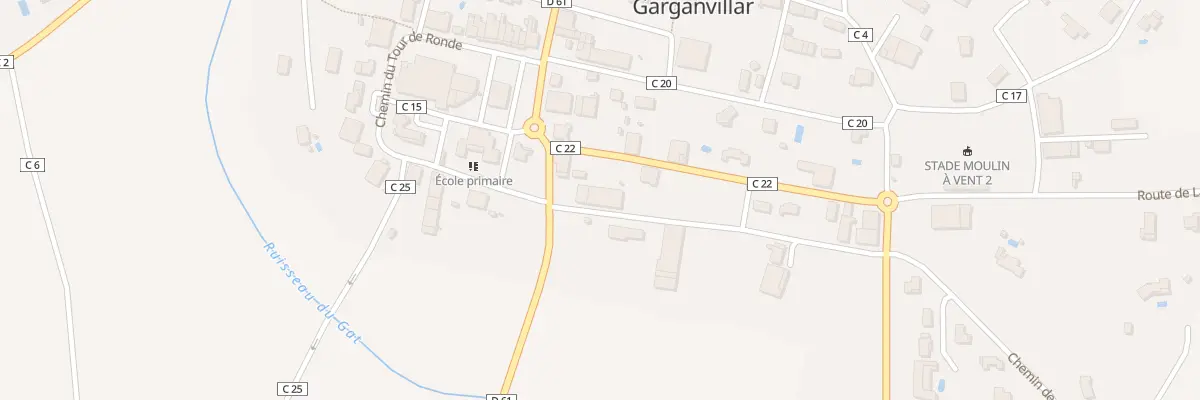 Plan du 1 Che du Pigeonnier à Garganvillar