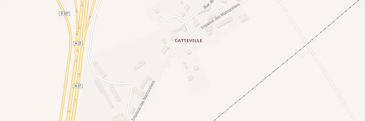 Plan du 5009A Catteville Hameau à Manéhouville