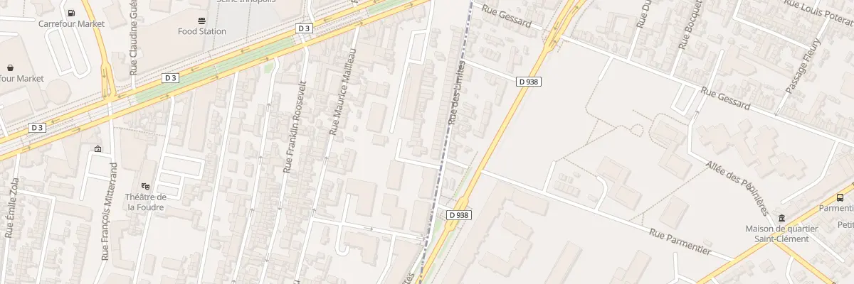 Plan du 64 Rue des Limites au Petit-Quevilly